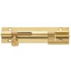 Jedo Brass Heavy Necked Barrel Bolts 150x38mm Polished Brass - By Frelan Hardware - J1002PB-6
