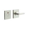 CR-804 Satin Stainless Steel Thumb Turn & Lock Square Rose w/ Indicator - By Frelan Hardware - CR-804BK7SSS