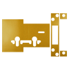 Atlantic Deadlock - Euro & 5LK Intumescent Lock Kit FD30 1mm