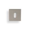 Valli Lock Profile Push-on Square Rosette Escutcheon - Satin Nickel PVD