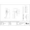 Black Peardrop Fastener