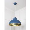 Smooth Brass Harborne Pendant in Upstream