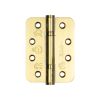 Certifire Stainless Steel Grade 13 Radiused Polymer Bearing Hinges 3 Knuckle (PCK 3) 102x76x3mm Bras - By Frelan Hardware - J9633PVD