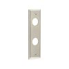 Burlington II Lever Plate Choices Bathroom Satin Nickel - By Frelan Hardware - BUR453SN