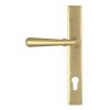 Satin Brass Newbury Slimline Lever Espag. Lock Set