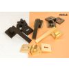 STATUS Montana Lever Door Handle on S4 Square Rose - Antique Brass