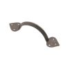 Iron Door Handle Arrow End 8" - 200mm Beeswax