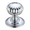Zoo Hardware Ringed Mortice Knob - Concealed Fix - Polished Chrome