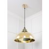 Smooth Brass Harborne Pendant