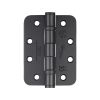 Zoo Hardware Ball Bearing Hinge - Steel 102 x 76 x 3mm - Radius - Powder Coat Black
