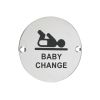 Zoo Hardware Baby Change - 76mm dia - Stainless Steel