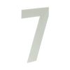 150mm Numerals SSS Finish 150mm Satin Stainless Steel No. 7 - By Frelan Hardware - JNSS-7