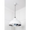 Smooth Nickel Harborne Pendant in Flock