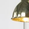 Hammered Brass Brindley Wall Light