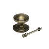 Burnished Brass Art Deco Centre Door Knob