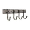 Iron Coat Hook Dotted 4 leg - Pewter