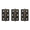 Atlantic CE Fire Rated Grade 7 Ball Bearing Hinges 3" x 2" x 2mm set of 3 - Urban Dark Bronze