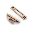 Polished Bronze Locking Brompton Fastener - RH