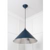 Smooth Nickel Hockley Pendant in Dusk