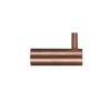 Zoo Hardware Single Coat Hook without Rose - Bronze