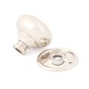 Polished Nickel 49mm Mushroom Mortice/Rim Knob Set