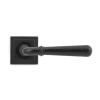Aged Bronze Hammered Newbury Lever on Rose Set (Square) - Unsprung