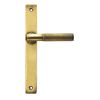 Aged Brass Brompton Slimline Lever Espag. Latch Set