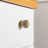Beehive Small 30mm Cupboard Knob Aged Brass