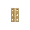 Millhouse Brass Cabinet Butt Hinges 50mm x 28mm x 2mm - Satin Brass