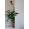 Black 2½" Tubular Mortice Latch