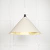 Smooth Brass Hockley Pendant in Teasel