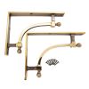 Beehive Large Shelf Bracket Aged Brass (Sold in Pairs)