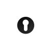 Zoo Hardware Euro Profile Escutcheon - Black