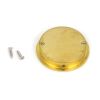 Polished Brass 60mm Art Deco Round Pull