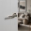 STATUS Carolina Door Handle Pack (Latch Set - 2.5" CE Latch, 3" Fire Rated Hinges x3) - Satin Nickel