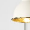 Hammered Brass Brindley Wall Light in Teasel
