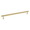 Millhouse Brass Paddington Spiral T-Bar Cabinet Pull Handle 320mm - Satin Brass