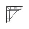 Art Deco Bracket Black (Sold in Pairs)