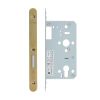 Zoo Hardware 2 Piece - DIN euro deadlock - backset 60mm - radius - Brass