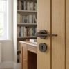 Complete Gio Door Handle Pack - Sashlock - Dark Bronze - 76mm / 3-inch Hinges - JE-E8B8-DB