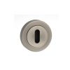 Old English Key Escutcheons - Matt Gun Metal (Pair)