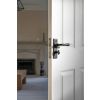 Black 2½" Bathroom Mortice Lock
