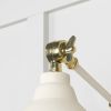 Hammered Brass Brindley Wall Light in Teasel