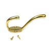 Polished Brass Newbury Hat & Coat Hook