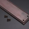 Georgian Finger Plate 300mm Aged Bronze