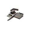 Zoo Hardware Size 3-6 Double Rebated Door Selector - Complete With 102mm Arm, Standard Rebate Catch - Bronze