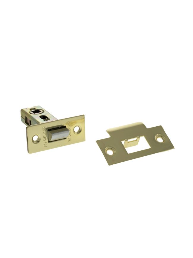 Atlantic Bolt Through Tubular Latch 2.5" - Polished Brass