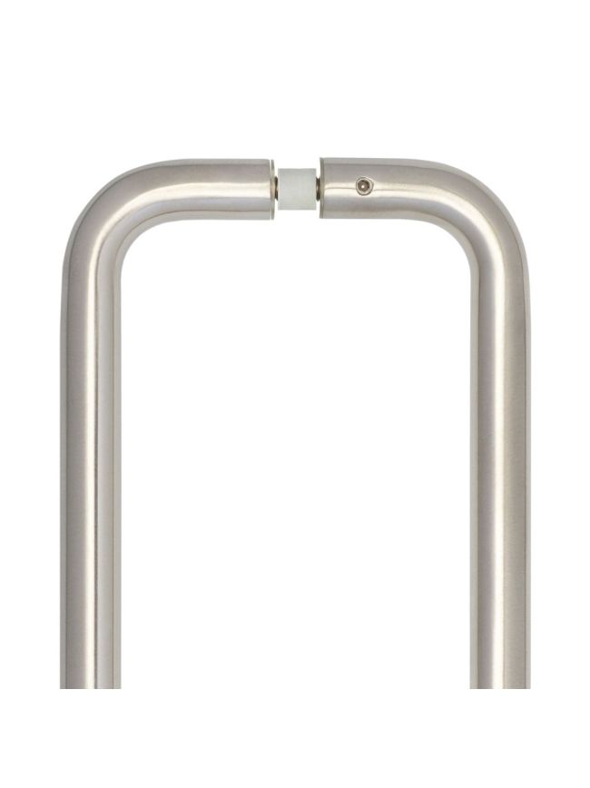 Stainless Steel 19mm D Shape Pull Handles B2B Fixing 300x19mm Satin Stainless Steel - By Frelan Hardware - JSS120C