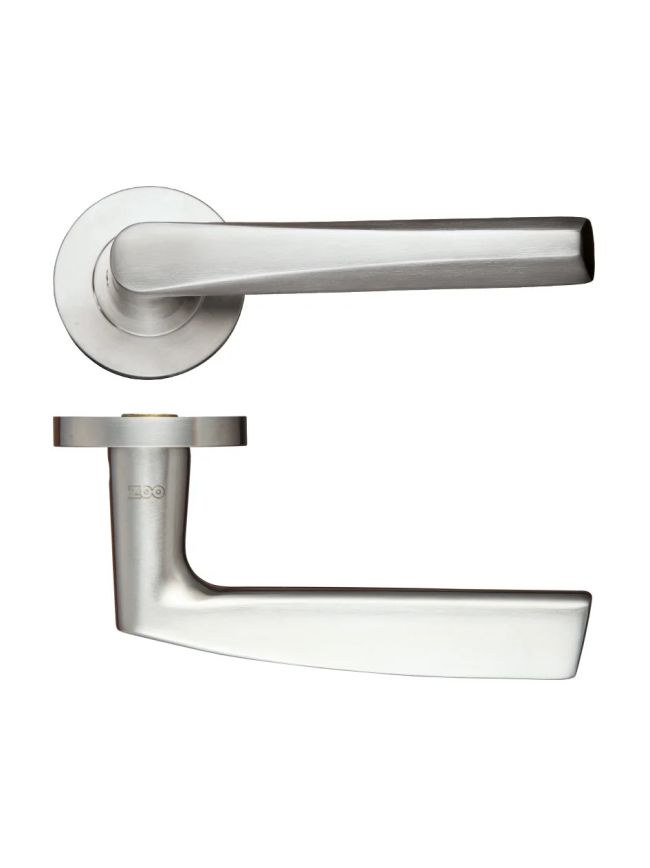 Zoo Hardware Stainless Steel Lever - Push on Rose - Grade 304 - Satin Stainless