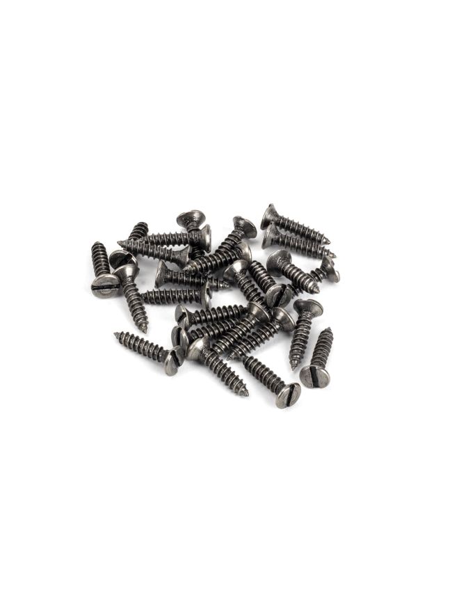 Pewter 8 x 3/4" Countersunk Screws (25)
